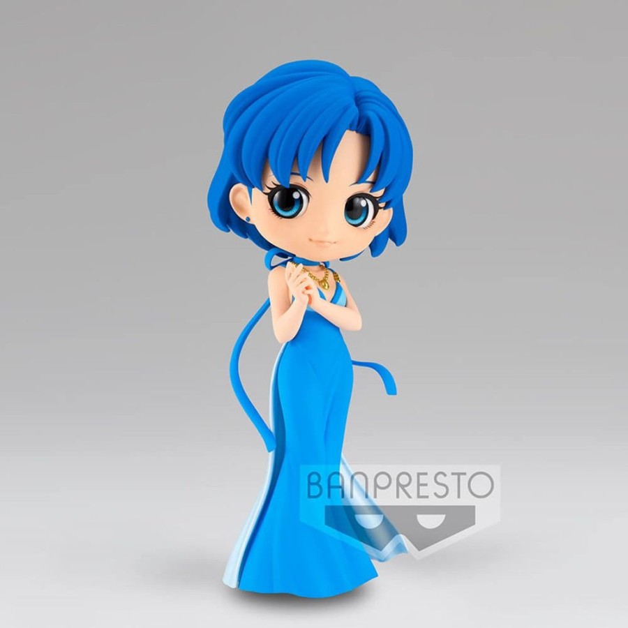 Anime QPosket Sailor Moon Figures | Sailor Moon Eternal - Q Posket - Princess Mercury - Ver. A: Normal Colour