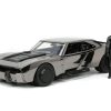 Popculture Jada Toys | The Batman - Batmobile Chrome Black Sdcc 2022 1:24 Scale With Batman