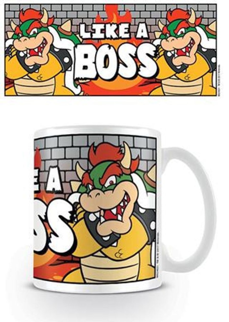 Popculture Super Mario Bro | Super Mario Mug - Like A Boss (Bowser)